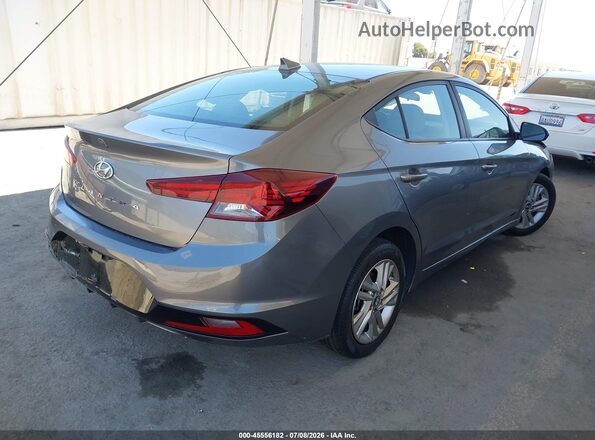 5NPD84LF9KH424459 2019 HYUNDAI ELANTRA Gray Հետևի աջ