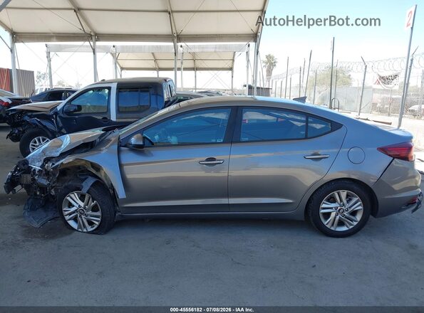 5NPD84LF9KH424459 2019 HYUNDAI ELANTRA Gray Սալոնի 360 աստիճան տեսք