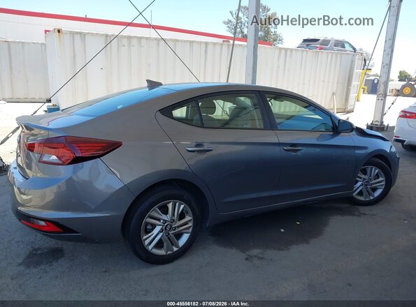 5NPD84LF9KH424459 2019 HYUNDAI ELANTRA Gray Սալոնի հետևի տեսք
