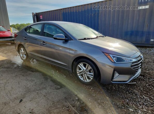 5NPD84LF9KH429354 2019 HYUNDAI ELANTRA Серый Передняя правая четверть