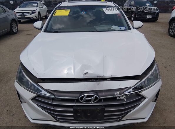 5NPD84LF9KH431167 2019 HYUNDAI ELANTRA White Vista frontal