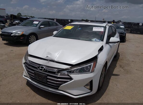 5NPD84LF9KH431167 2019 HYUNDAI ELANTRA White Vista tres cuartos delantera izquierda
