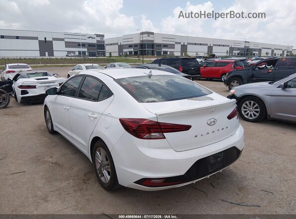 5NPD84LF9KH431167 2019 HYUNDAI ELANTRA White Trasero izquierdo