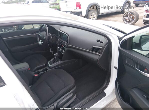 5NPD84LF9KH431167 2019 HYUNDAI ELANTRA White Vista interior delantera