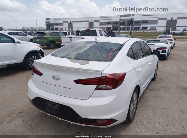 5NPD84LF9KH431167 2019 HYUNDAI ELANTRA White Trasero derecho