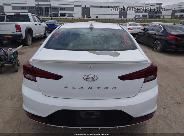 5NPD84LF9KH431167 2019 HYUNDAI ELANTRA White 