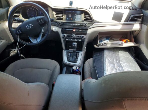 5NPD84LF9KH474360 2019 HYUNDAI ELANTRA Black Dashboard view