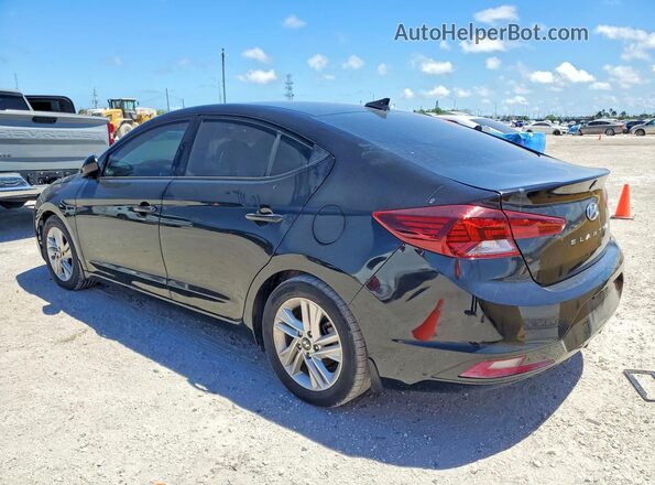 5NPD84LF9KH474360 2019 HYUNDAI ELANTRA Black Rear left
