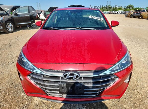 5NPD84LF9LH501039 2020 HYUNDAI ELANTRA Красный Вид спереди