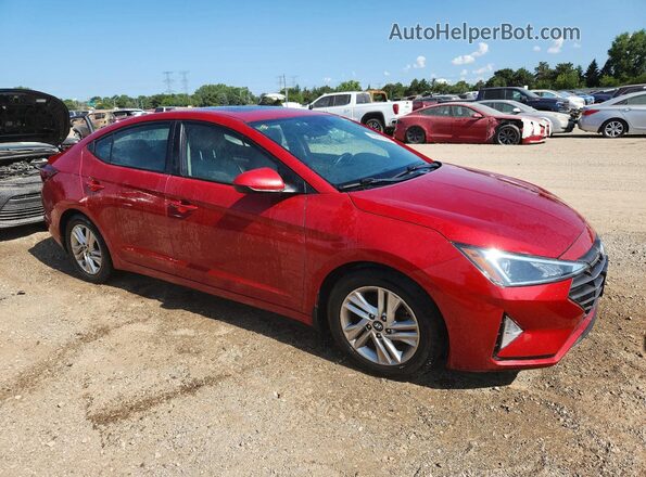 5NPD84LF9LH501039 2020 HYUNDAI ELANTRA Красный Передняя правая четверть
