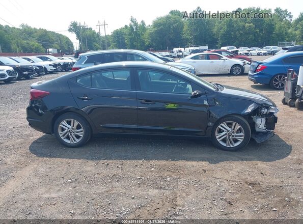 5NPD84LF9LH522988 2020 HYUNDAI ELANTRA Черный Вид задней части салона