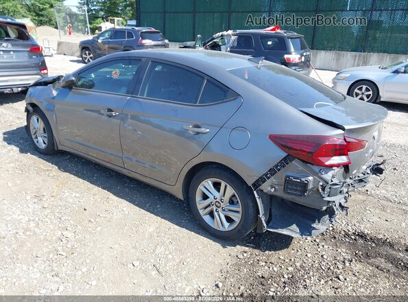 5NPD84LF9LH524353 2020 HYUNDAI ELANTRA Gray Rear left
