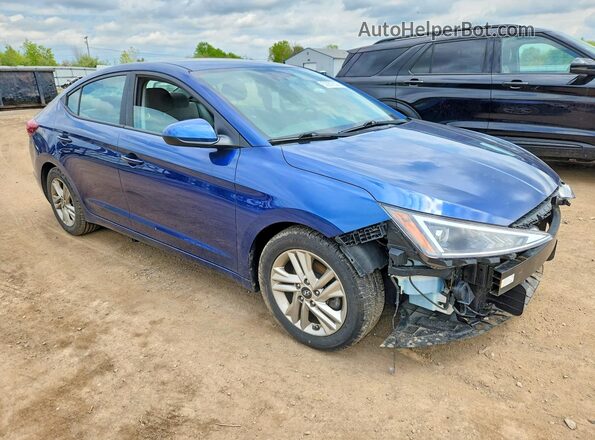 5NPD84LF9LH526748 2020 HYUNDAI ELANTRA Blue წინა მარჯვენა