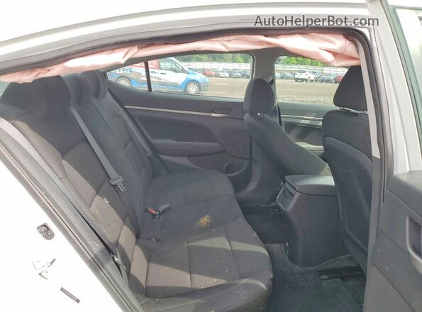 5NPD84LF9LH529018 2020 HYUNDAI ELANTRA White Widok tylnych siedzeń