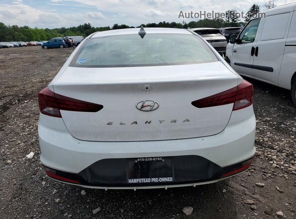 5NPD84LF9LH529018 2020 HYUNDAI ELANTRA White Widok z tyłu