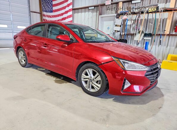 5NPD84LF9LH538625 2020 HYUNDAI ELANTRA Burgundy Delantero derecho