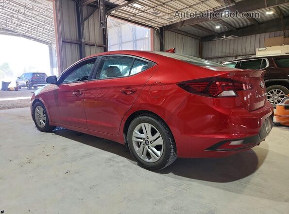 5NPD84LF9LH538625 2020 HYUNDAI ELANTRA Burgundy Trasero izquierdo