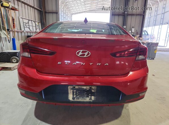 5NPD84LF9LH538625 2020 HYUNDAI ELANTRA Burgundy Vista trasera