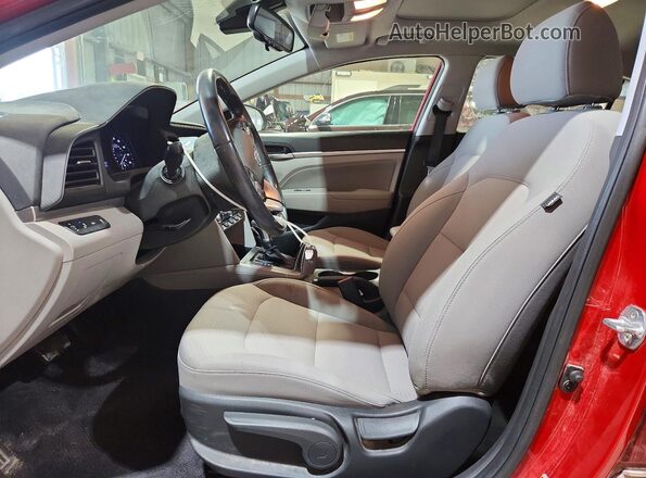 5NPD84LF9LH538625 2020 HYUNDAI ELANTRA Burgundy Vista interior delantera