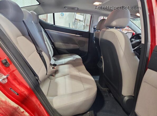 5NPD84LF9LH538625 2020 HYUNDAI ELANTRA Burgundy Vista de los asientos traseros