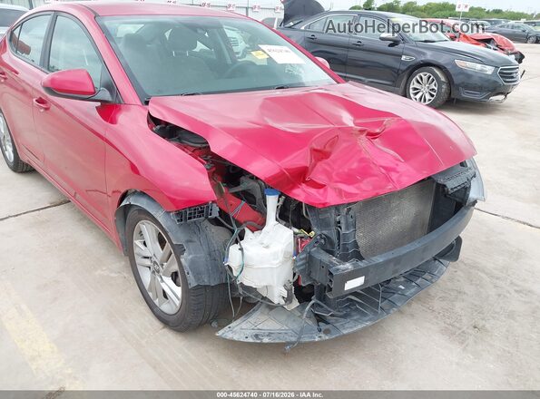 5NPD84LF9LH552329 2020 HYUNDAI ELANTRA Red Դիմացի տեսք