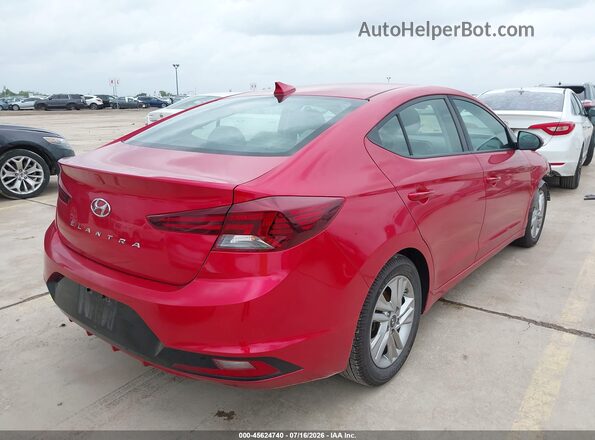 5NPD84LF9LH552329 2020 HYUNDAI ELANTRA Red Հետևի աջ