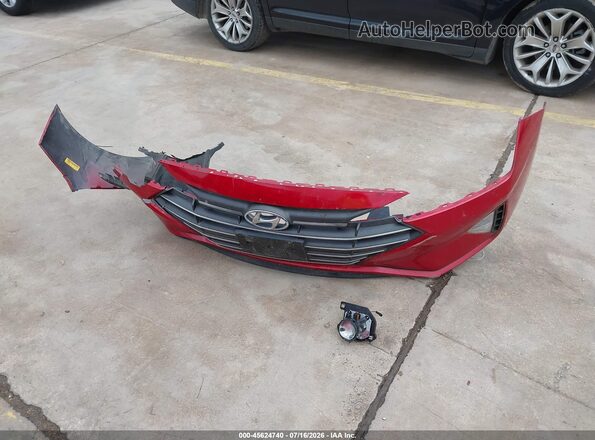 5NPD84LF9LH552329 2020 HYUNDAI ELANTRA Red Սարքավորումների վահանակի տեսք