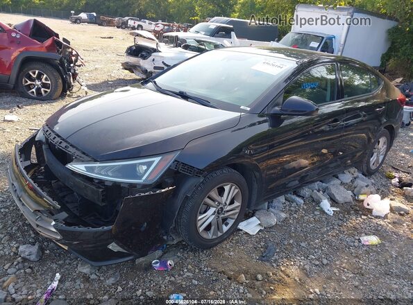 5NPD84LF9LH553982 2020 HYUNDAI ELANTRA Black Vista tres cuartos delantera izquierda