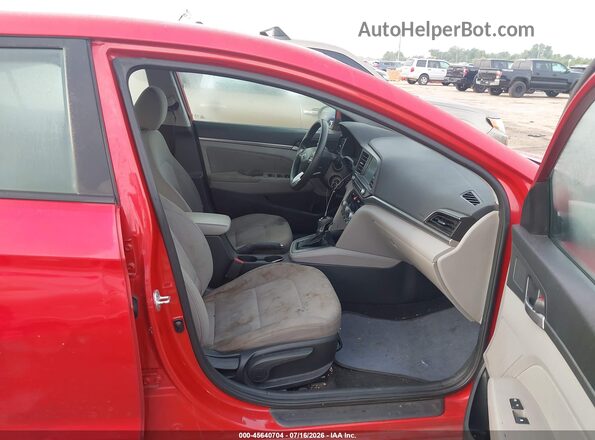 5NPD84LF9LH554730 2020 HYUNDAI ELANTRA Красный Вид салона спереди