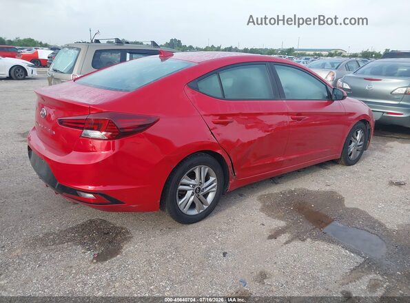 5NPD84LF9LH554730 2020 HYUNDAI ELANTRA Красный Задняя правая четверть
