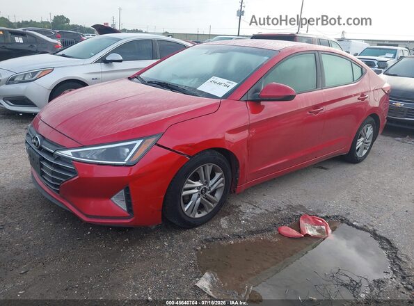 5NPD84LF9LH554730 2020 HYUNDAI ELANTRA Красный Передняя левая четверть