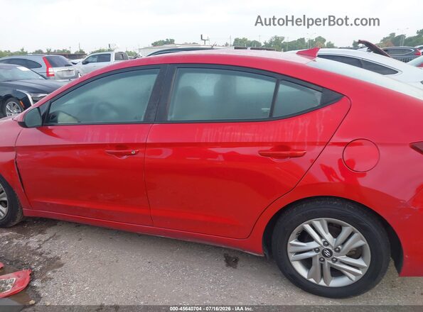 5NPD84LF9LH554730 2020 HYUNDAI ELANTRA Красный Панорамный вид салона 360°