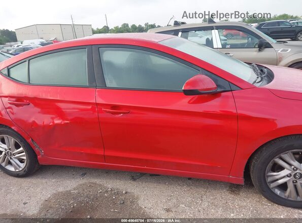 5NPD84LF9LH554730 2020 HYUNDAI ELANTRA Красный Вид задней части салона