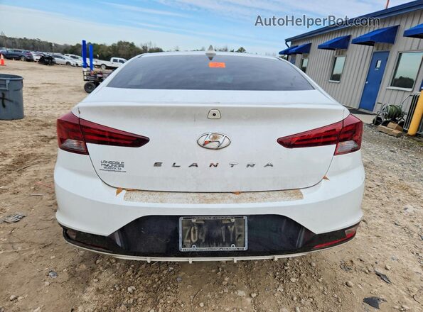 5NPD84LF9LH557935 2020 HYUNDAI ELANTRA White Widok z tyłu