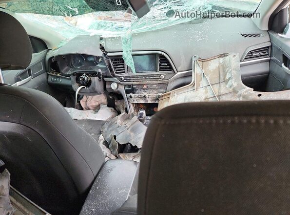 5NPD84LF9LH557935 2020 HYUNDAI ELANTRA White Widok deski rozdzielczej