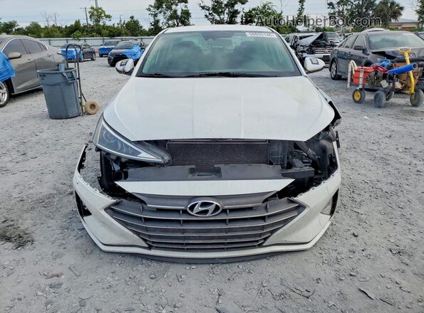 5NPD84LF9LH568109 2020 HYUNDAI ELANTRA White წინა ხედი