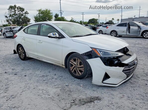 5NPD84LF9LH568109 2020 HYUNDAI ELANTRA White წინა მარჯვენა