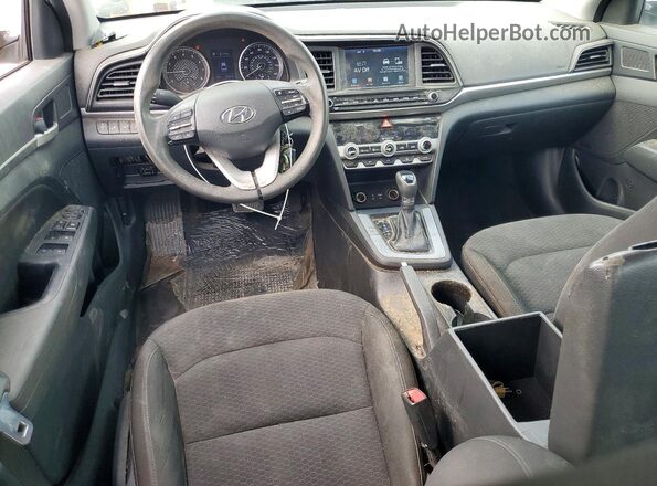 5NPD84LF9LH568109 2020 HYUNDAI ELANTRA White წინა პანელის ხედი