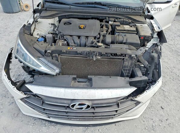 5NPD84LF9LH568109 2020 HYUNDAI ELANTRA White უკანა სალონის ხედი