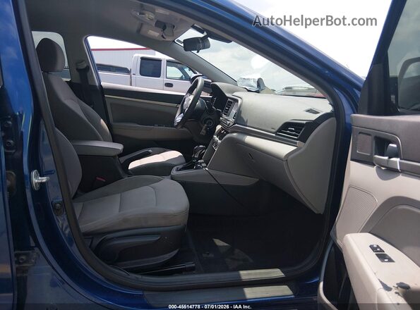5NPD84LF9LH569728 2020 HYUNDAI ELANTRA Blue Սալոնի դիմացի տեսք
