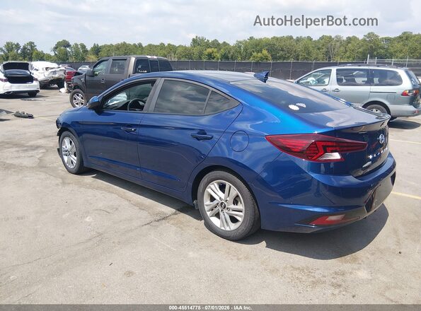 5NPD84LF9LH569728 2020 HYUNDAI ELANTRA Blue Հետևի ձախ