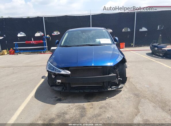 5NPD84LF9LH569728 2020 HYUNDAI ELANTRA Blue Սալոնի հետևի տեսք
