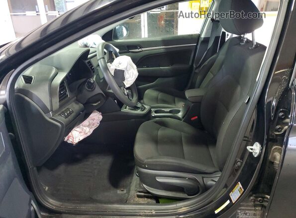 5NPD84LF9LH570054 2020 HYUNDAI ELANTRA Черный Вид салона спереди