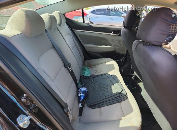 5NPD84LF9LH571091 2020 HYUNDAI ELANTRA Black Vista de los asientos traseros