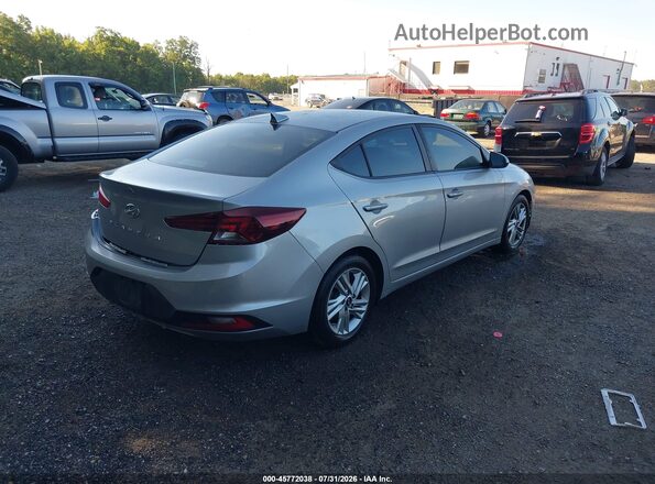 5NPD84LF9LH599327 2020 HYUNDAI ELANTRA Silver Rear right