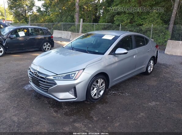5NPD84LF9LH599327 2020 HYUNDAI ELANTRA Silver Front left