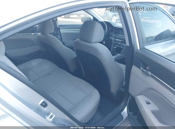 5NPD84LF9LH599327 2020 HYUNDAI ELANTRA Silver VIN sticker view