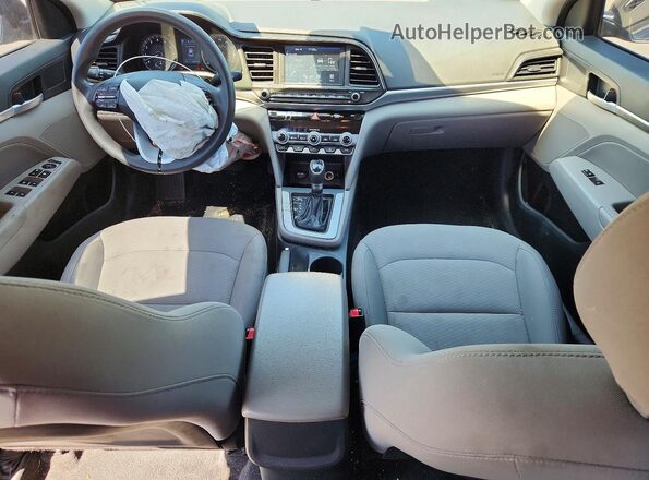 5NPD84LF9LH605014 2020 HYUNDAI ELANTRA Угольный Вид панели приборов