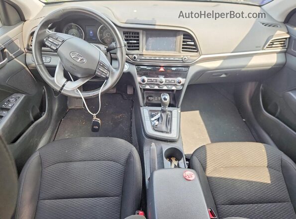 5NPD84LF9LH611640 2020 HYUNDAI ELANTRA Серый Вид панели приборов