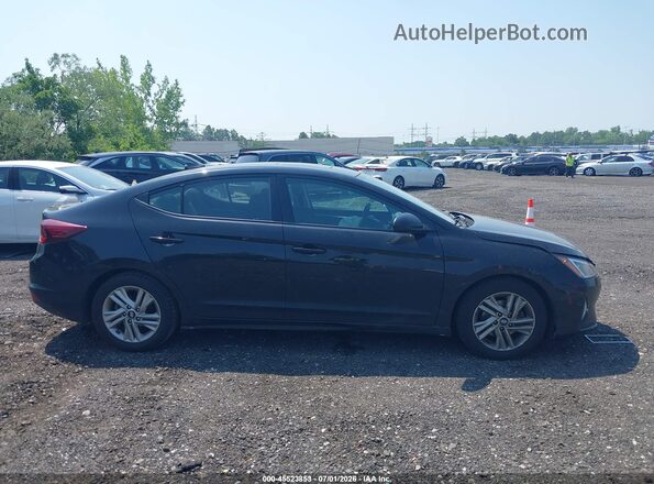 5NPD84LF9LH612416 2020 HYUNDAI ELANTRA Black უკანა სალონის ხედი